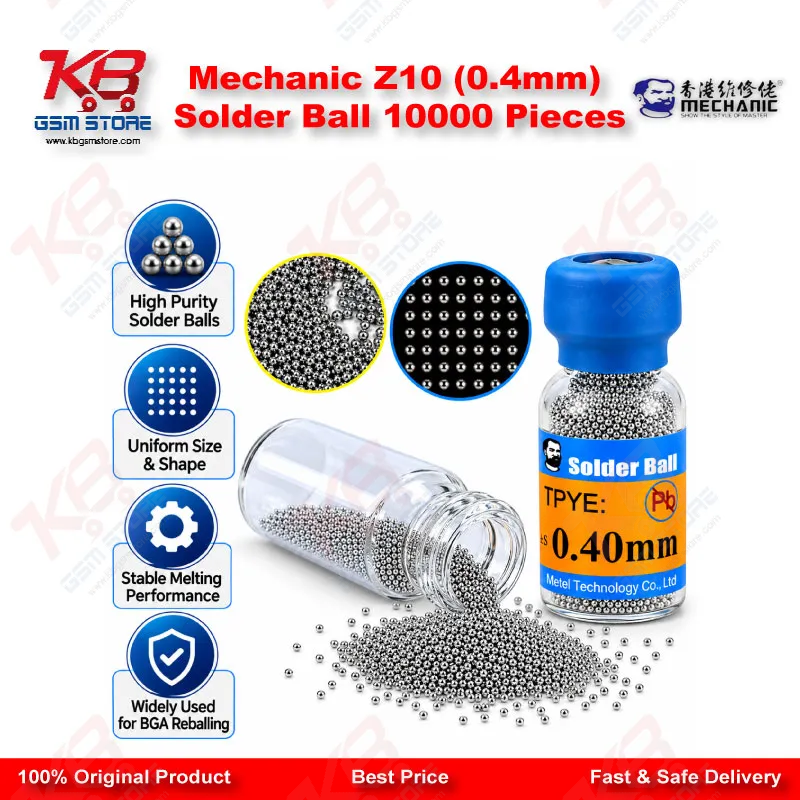 Mechanic Z10 (0.4mm) Solder Ball 10000 Pieces