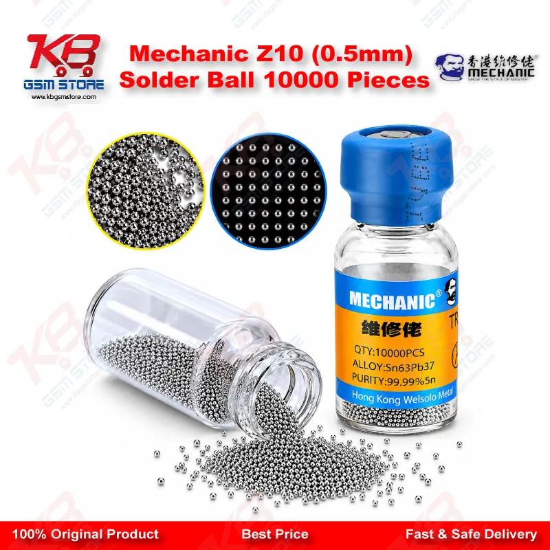 Mechanic Z10 (0.5mm) Solder Ball 10000 Pieces