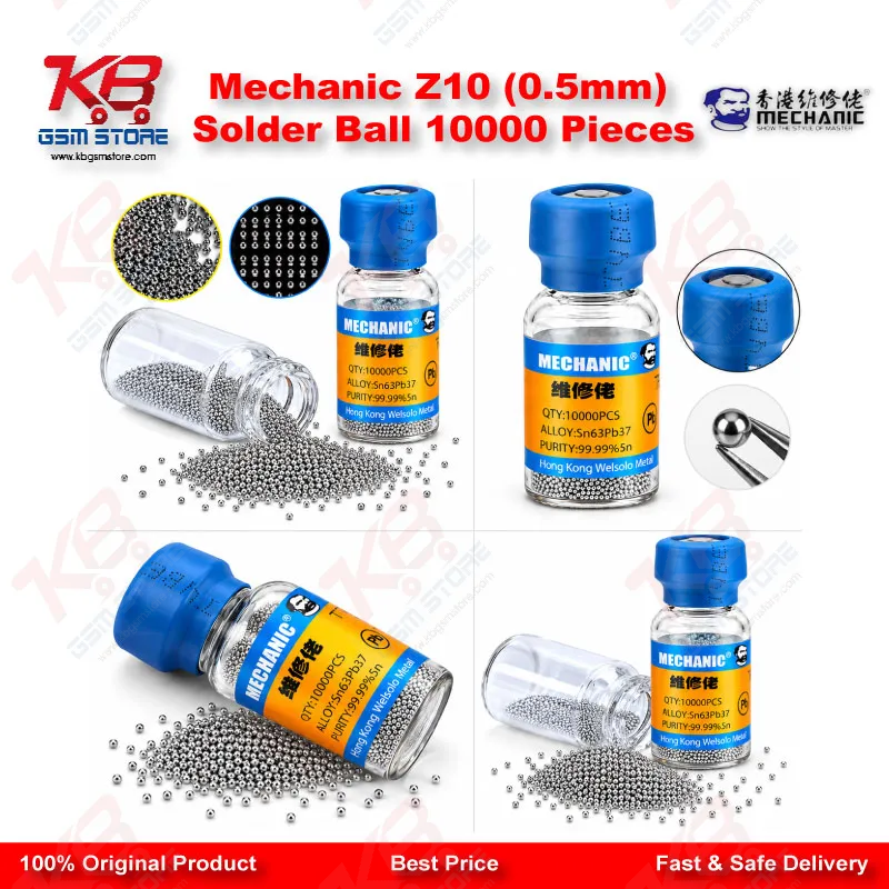 Mechanic Z10 (0.5mm) Solder Ball 10000 Pieces