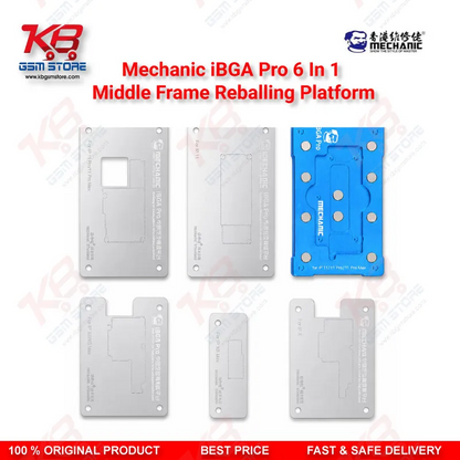 MECHANIC iBGA Max 6 in 1 Middle Frame Reballing Platform – iPhone X to 11 Pro Max