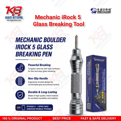 Mechanic iRock 5 Glass Breaking Pen – Back Glass Removal Tool for iPhone X to 11 Pro Max