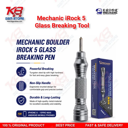 Mechanic iRock 5 Glass Breaking Pen – Back Glass Removal Tool for iPhone X to 11 Pro Max
