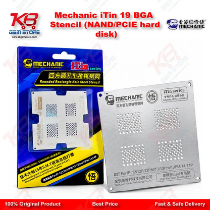 Mechanic iTin 19 BGA Stencil (NAND/PCIE hard disk)