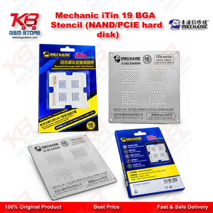 Mechanic iTin 19 BGA Stencil (NAND/PCIE hard disk)
