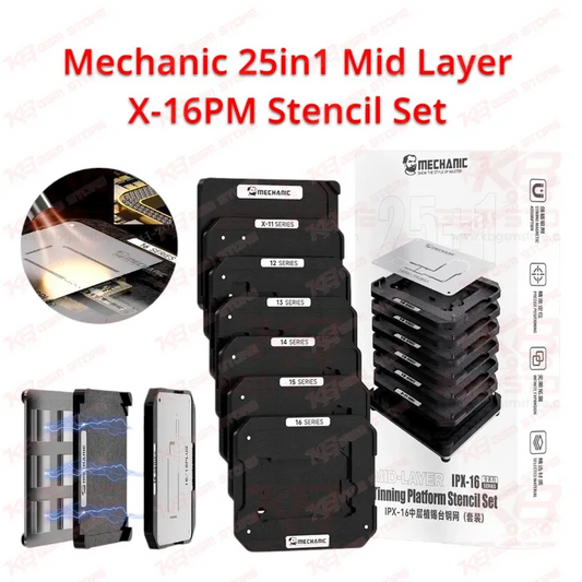 Mechanic 25in1 Mid Layer X-16PM Stencil Set