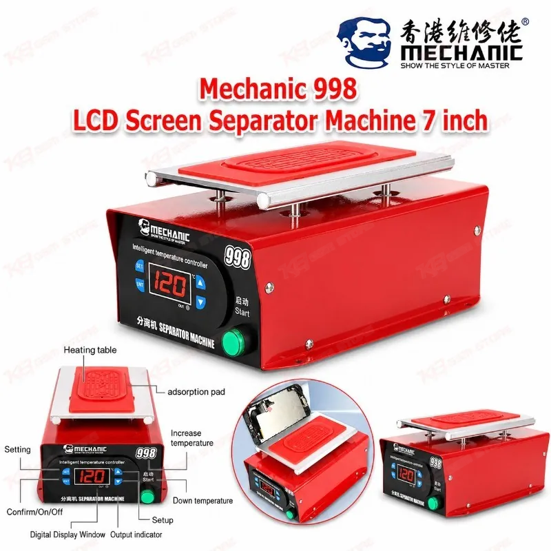 Mechanic 998 LCD Screen Separator Machine 7 inch