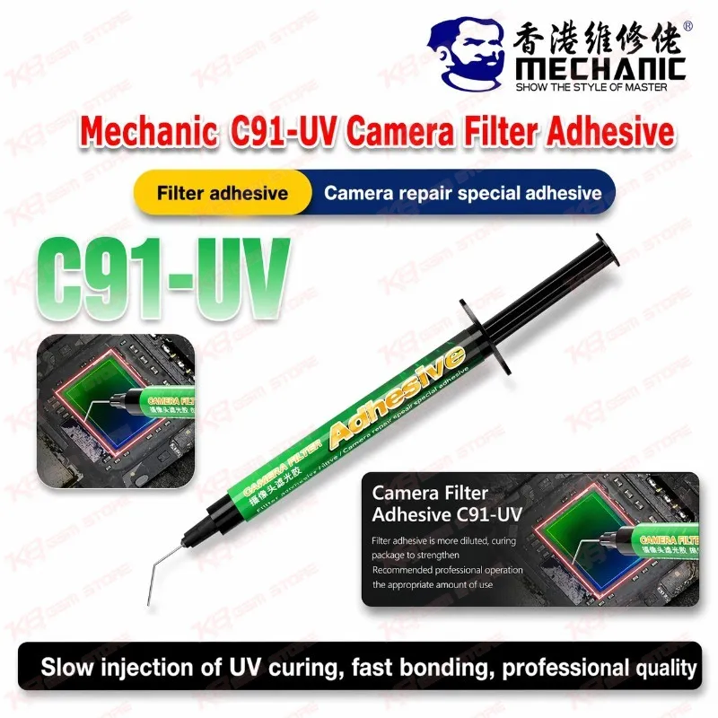 Mechanic C91-UV Camera FIlter Adhesive