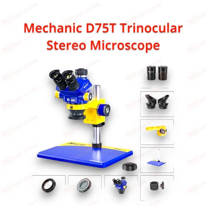 Mechanic D75T Trinocular Stereo Microscope