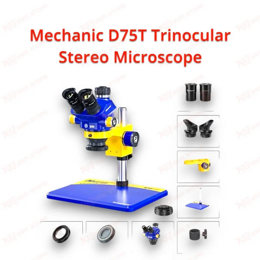 Mechanic D75T Trinocular Stereo Microscope