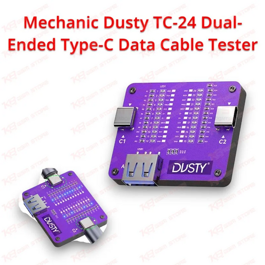 Mechanic Dusty TC-24 Dual-Ended Type-C Data Cable Tester
