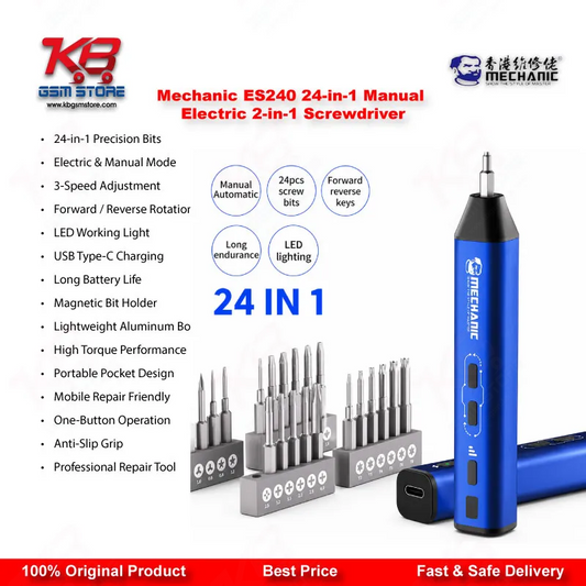Mechanic ES240 24-in-1 Manual & Electric 2-in-1 Precision Screwdriver Set