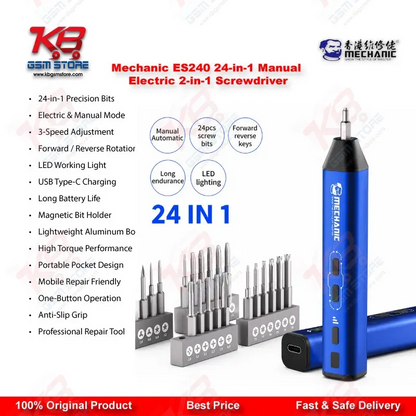 Mechanic ES240 24-in-1 Manual & Electric 2-in-1 Precision Screwdriver Set