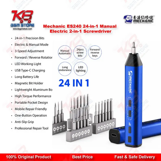 Mechanic ES240 24-in-1 Manual & Electric 2-in-1 Precision Screwdriver Set