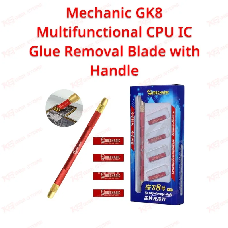 Mechanic GK8 Multifunctional CPU IC Glue Removal Blade with Handle