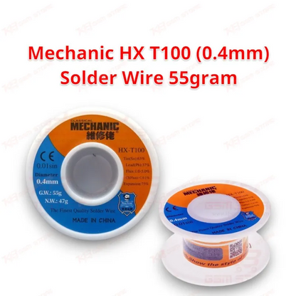 Mechanic HX T100 (0.4mm) Solder Wire 55gram
