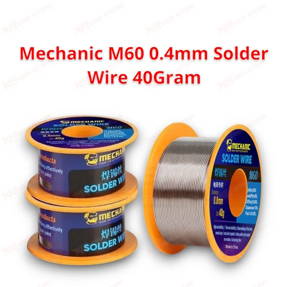 Mechanic M60 0.4mm Solder Wire 40Gram