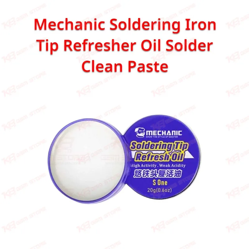 Mechanic Soldering Iron Tip Refresher Oil Solder Clean Paste