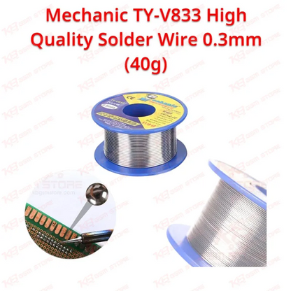Mechanic TY-V833 High Quality Solder Wire 0.3mm (40g)