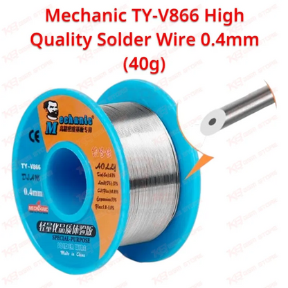 Mechanic TY-V866 High Quality Solder Wire 0.4mm (40g)