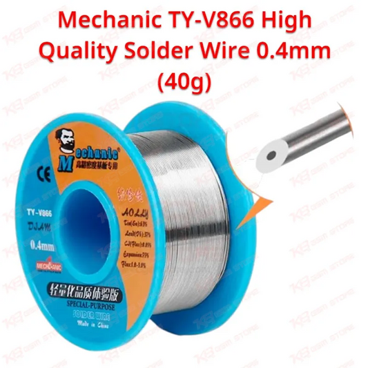Mechanic TY-V866 High Quality Solder Wire 0.4mm (40g)