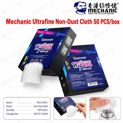 Mechanic Ultrafine Non-Dust Cloth 50 PCS/box