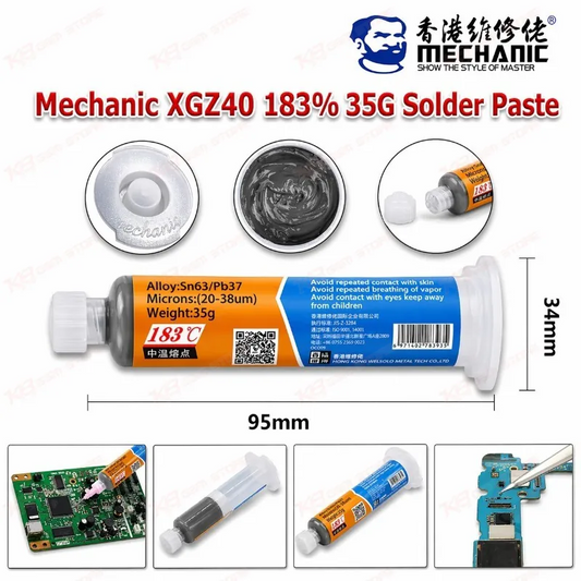 Mechanic XGZ40 183% 35G Solder Paste