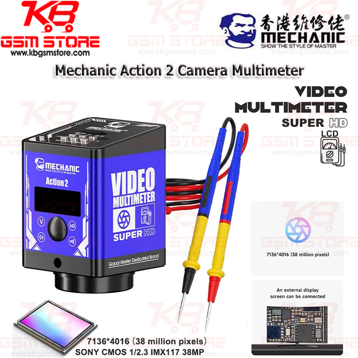 Mechanic Action 2 Camera Multimeter – KB GSM Store