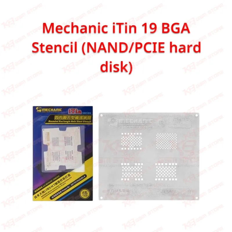 Mechanic iTin 19 BGA Stencil (NAND/PCIE hard disk)