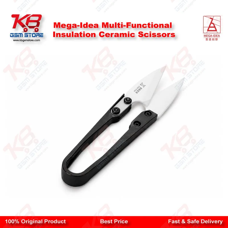 Mega-Idea Multi-Functional Insulation Ceramic Scissors