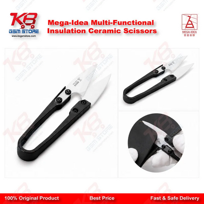 Mega-Idea Multi-Functional Insulation Ceramic Scissors