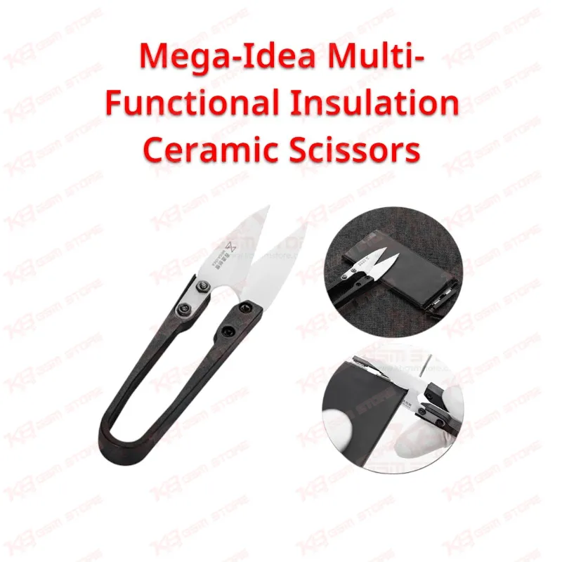 Mega-Idea Multi-Functional Insulation Ceramic Scissors