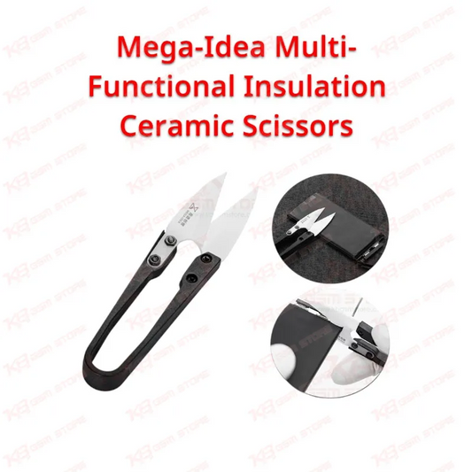 Mega-Idea Multi-Functional Insulation Ceramic Scissors