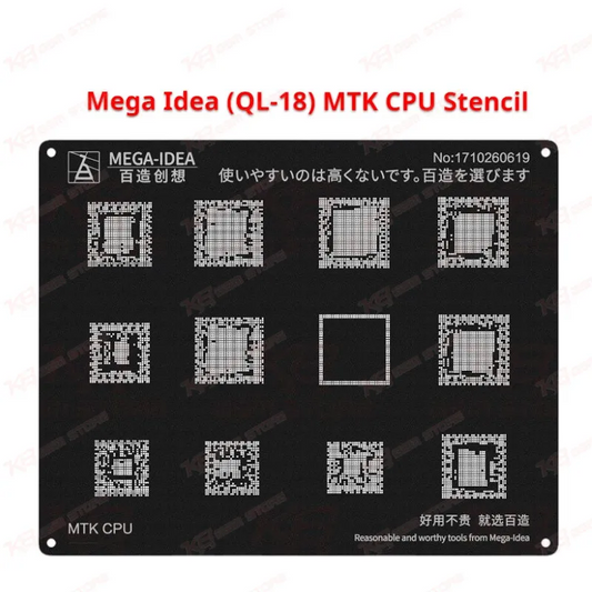 Mega Idea (QL-18) MTK CPU Stencil