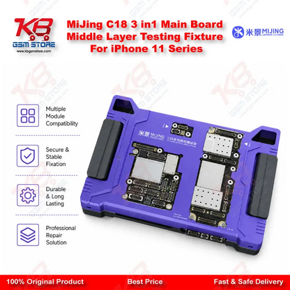 MiJing C18 3 in1 Main Board Middle Layer Testing Fixture For iPhone 11 Series