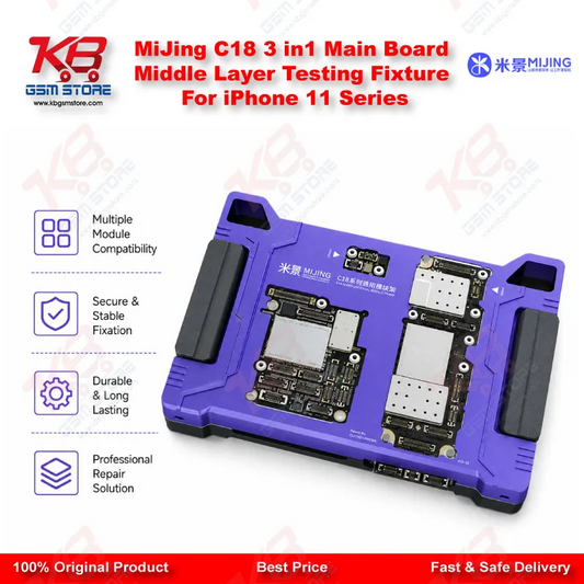 MiJing C18 3 in1 Main Board Middle Layer Testing Fixture For iPhone 11 Series