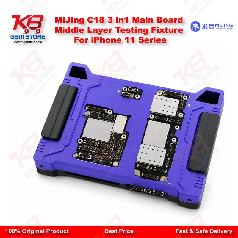 MiJing C18 3 in1 Main Board Middle Layer Testing Fixture For iPhone 11 Series