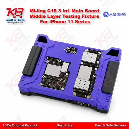 MiJing C18 3 in1 Main Board Middle Layer Testing Fixture For iPhone 11 Series