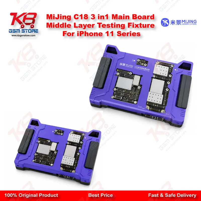 MiJing C18 3 in1 Main Board Middle Layer Testing Fixture For iPhone 11 Series