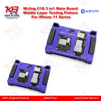 MiJing C18 3 in1 Main Board Middle Layer Testing Fixture For iPhone 11 Series