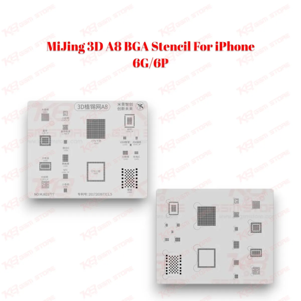 MiJing 3D A8 BGA Stencil For iPhone 6G/6P