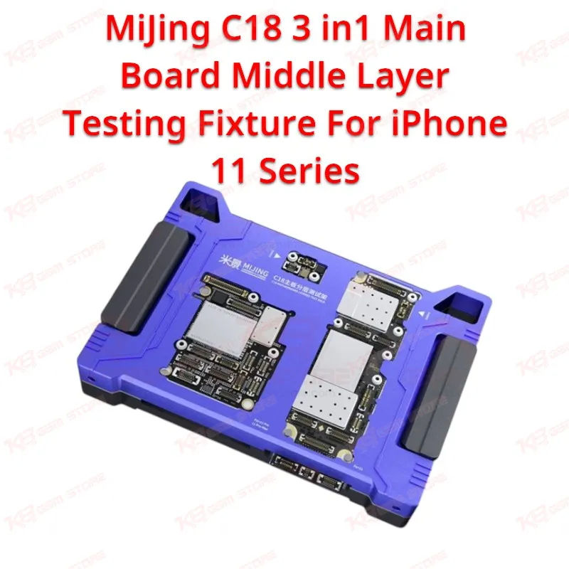 MiJing C18 3 in1 Main Board Middle Layer Testing Fixture For iPhone 11 Series