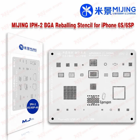 MiJing IPH-2 BGA Reballing Stencil for iPhone 6S/6SP-A9