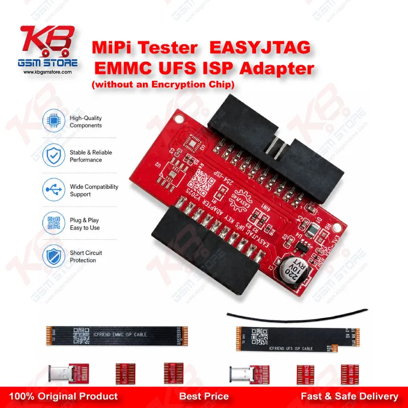 MiPi Tester EASYJTAG eMMC UFS ISP Adapter (Without Encryption Chip) – Pakistan