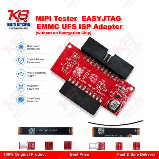 MiPi Tester EASYJTAG eMMC UFS ISP Adapter (Without Encryption Chip) – Pakistan