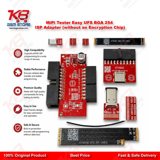 MiPi Tester EASYJTAG eMMC UFS ISP Adapter (Without Encryption Chip) – Pakistan