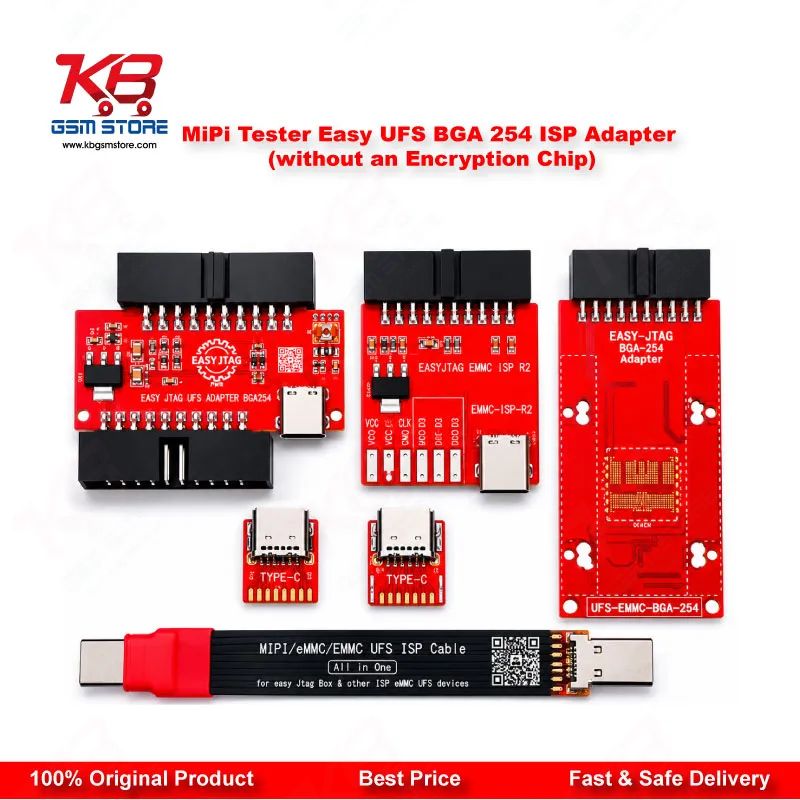 MiPi Tester Easy UFS BGA 254 ISP Adapter (Without Encryption Chip) – UFS ISP Repair Tool