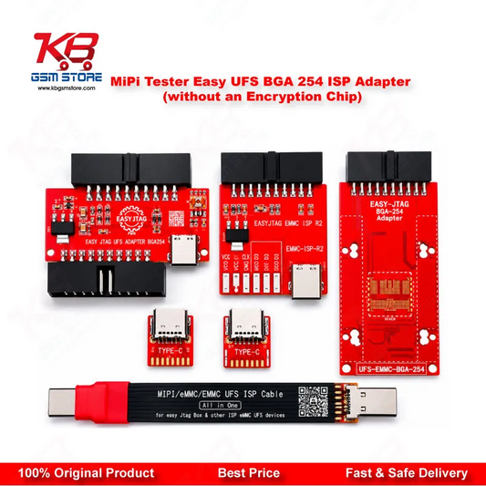 MiPi Tester Easy UFS BGA 254 ISP Adapter (Without Encryption Chip) – UFS ISP Repair Tool