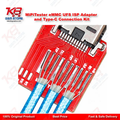 MiPiTester eMMC UFS ISP Adapter and Type-C Connection Kit