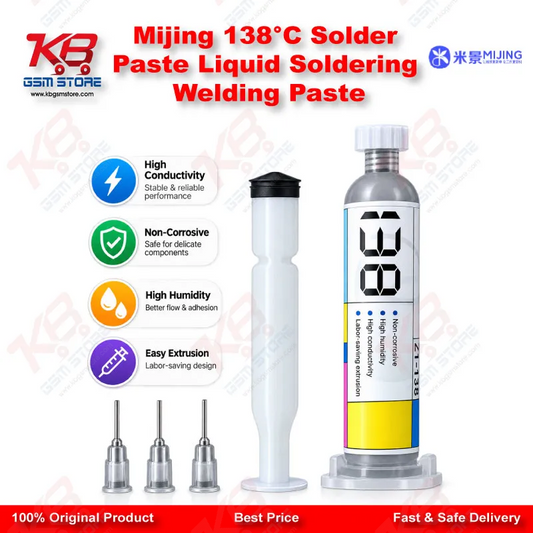 Mijing 138°C Solder Paste Liquid Soldering Welding Paste