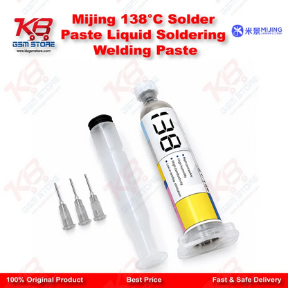 Mijing 138°C Solder Paste Liquid Soldering Welding Paste
